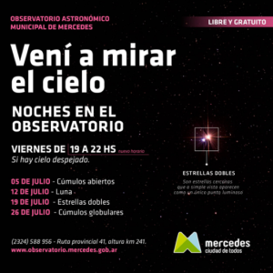 Lee más sobre el artículo NOCHES EN EL OBSERVATORIO