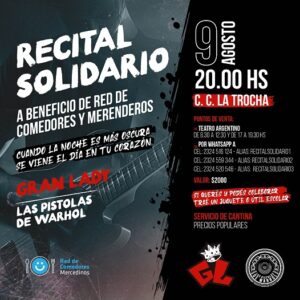 Lee más sobre el artículo RECITAL SOLIDARIO