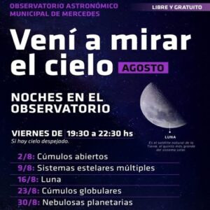 Lee más sobre el artículo VENI A MIRAR EL CIELO