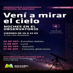 Lee más sobre el artículo NOCHES EN EL OBSERVATORIO