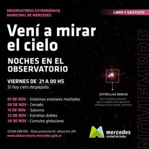 Lee más sobre el artículo VENI A MIRAR EL CIELO