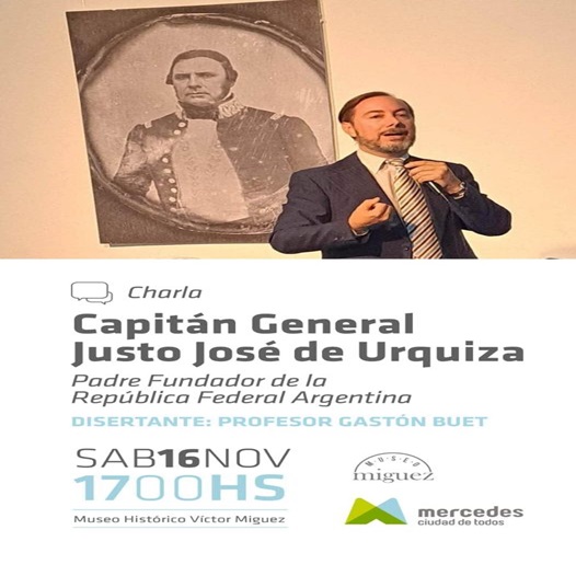 Lee más sobre el artículo CHARLA SOBRE J.J. DE URQUIZA