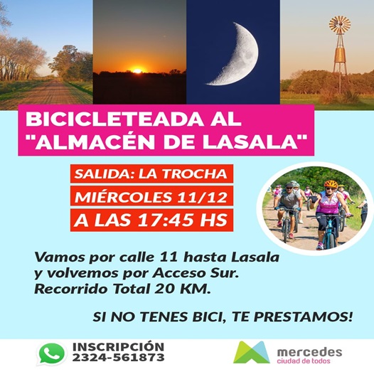 Lee más sobre el artículo BICICLETEADA AL ALMACEN LASALA