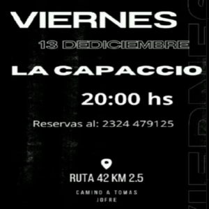 Lee más sobre el artículo LA CAPACCIO + KARAOKE