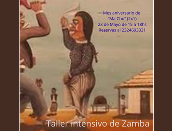 Lee más sobre el artículo TALLER INTENSIVO DE ZAMBA